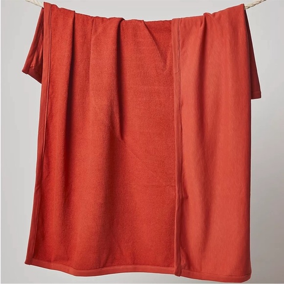 Free People x Tricia Fix Terry Fleece Throw NWT - Picture 2 of 12